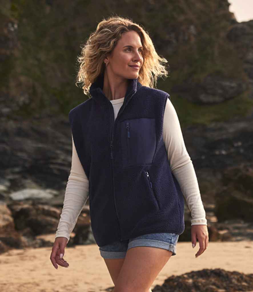 Ravine Unisex Borg Fleece Gilet - PenCarrie
